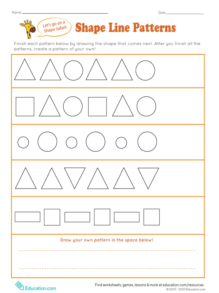 Shape Line Patterns 2018 | PDF