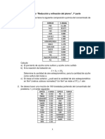 Problemario Reduccion y Refinacion Del Plomo