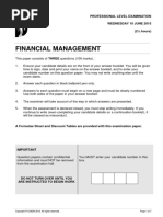 PL FM J15 Exam Paper