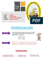 Segundo de Secundaria Potenciación Clase Virtual PDF
