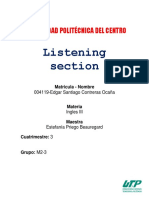 Diagnostic Evaluation Listening Section