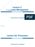 Lecture 3 - Processes Management