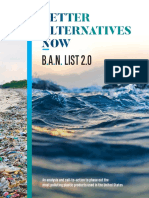 Better Alternatives NOW Better Alternatives NOW: B A N LIST 2.0