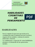 HABILIDADES COGNITIVAS DE PENSAMIENTO