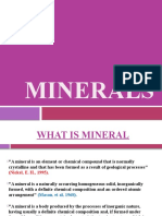 MINERALS LECTURE