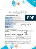 Guía de Actividades y Rúbrica de Evaluación - Tarea 2 - Elaborar Mapa Mental