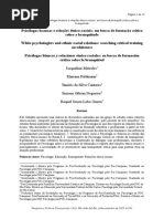 psicologas brancas e relações etnico-raciais em busca de formação crítica sobre a branquitude