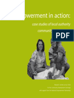 Empowerment in Action Case Studies of Local Authority Community Development