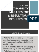 01 Sustainability Management and   Regulatory Requirement