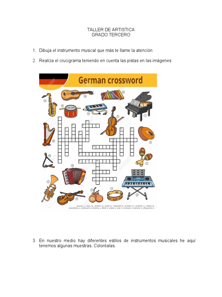 Taller de Artes Musicales para Tercero | PDF | Artes del Lenguaje y ...