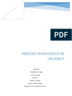 Proceso Tecnológico de Un Robot. N°1