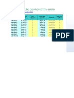 Plantilla Diagrama de Gantt