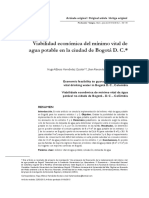 Dialnet ViabilidadEconomicaDelMinimoVitalDeAguaPotableEnLa 5012123 PDF