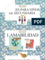 VALORES PARA NIÑOS DE SECUNDARIA-Pamela