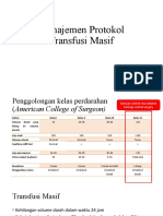 Manajemen Protokol Transfusi Masif