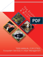 TEEB Manual For Cities English PDF