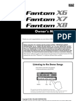 Fantom X 6 7 8 Manual