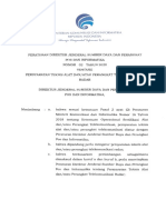 PERDIRJEN - NOMOR - 2 - TAHUN - 2020 - RADAR Maritim, Surveillance, GBSAR, Oseanografis PDF