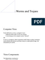 Viruses Worms and Trojans
