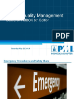 PMIMC Quality Management - PMBOK 6 - 2018.5.26