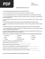 2018 I unidade 8 ano sf