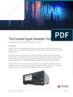 Essential Signal Generator Guide - 5992-3619EN