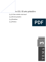 TEMA3 Magia y Rito (II) El Arte Primitivo