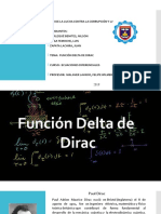 Función Delta de Dirac