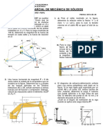 Examen parcial de Mecánica de Sólidos de la Universidad Nacional del Callao