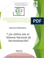 Normas Generales de La Racionalizacion Racionalizacion Como