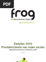 Eleições 2010 - Presidenciáveis nas redes sociais 