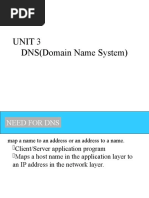 Unit 3 DNS (Domain Name System)