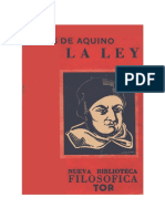 Libro - La Ley - Tomas de Aquino