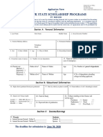 Chuuk State Scholarship SY 20-21