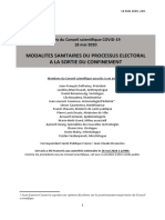 Avis Conseil Scientifique 18 Mai 2020