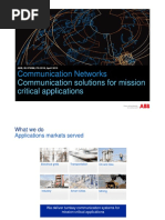 Communication Networks: Communication Solutions For Mission Critical Applications