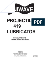 Instruction Manual Uniwave Projectile