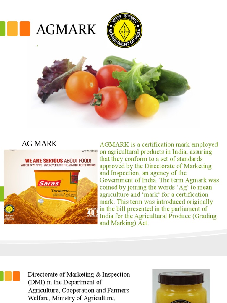 Understanding AGMARK Certification | PDF | Food Industry | Agriculture