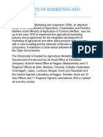 Directorate of Marketing and Inspection: Agricultural Marketing Policies in India