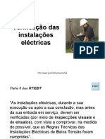 Verificação das instalações eléctricas