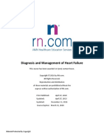 Diagnosis and Management of Heart Failure