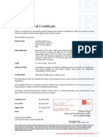 Type approval insulation foam