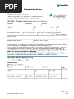 Athene Beneficiary Change Form | PDF | Social Security (United States ...