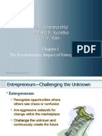 Entrepreneur and Entrpreneurship