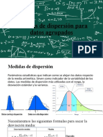 Medidas de dispersión para datos agrupados
