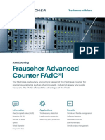 Frauscher Advanced Counter Fadc®I: Axle Counting