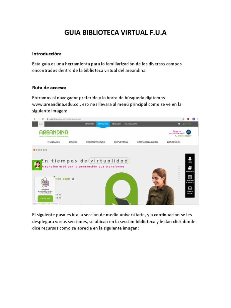 Guia Biblioteca Virtual | PDF | Libreria digital | Bases de datos
