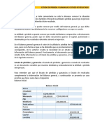 Estado de Perdida y Ganancia o Estado de Resultado