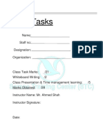 Class Tasks PDF