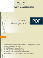 TM.7 Rasio Keuangan Bank